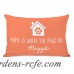 One Bella Casa Personalized Home Is Where the Paws Are Lumbar Pillow HMW7939